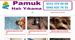 Desktop Screenshot of pamukhaliyikama.com